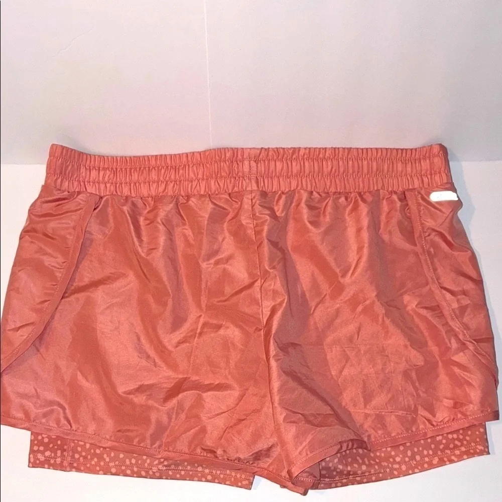 RBX Peach Athletic Shorts with Elastic Waistband and Lightweight Fabric NWOT